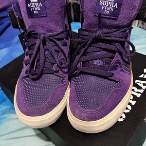 Supra Purple High-Top Sneakers